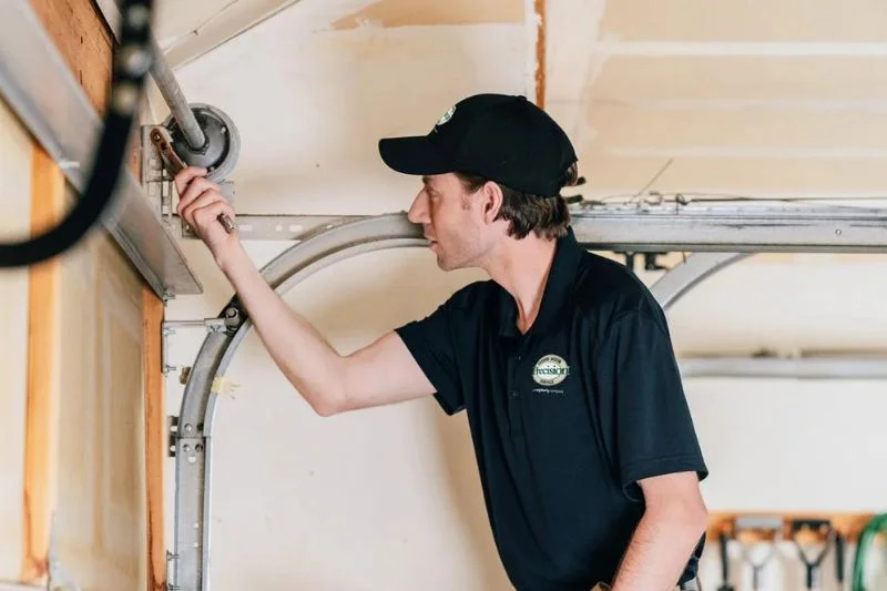 Precision Garage Door repair technician